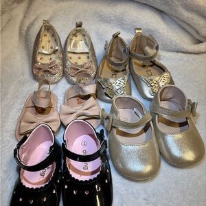 Baby girl shoe bundle 3 months-3